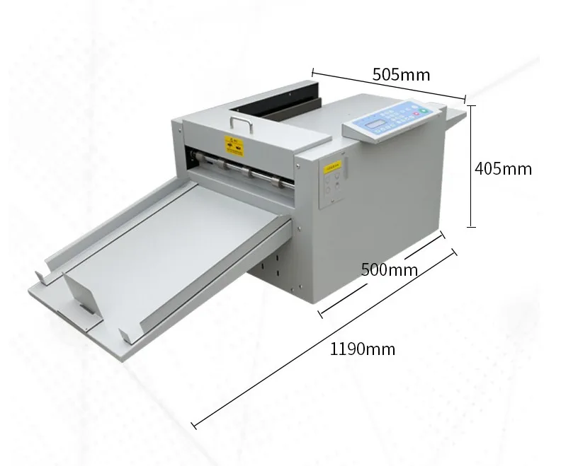 220V] Machine électrique de pliage de papier, plieuse pliante,  perforatrices de coupeur