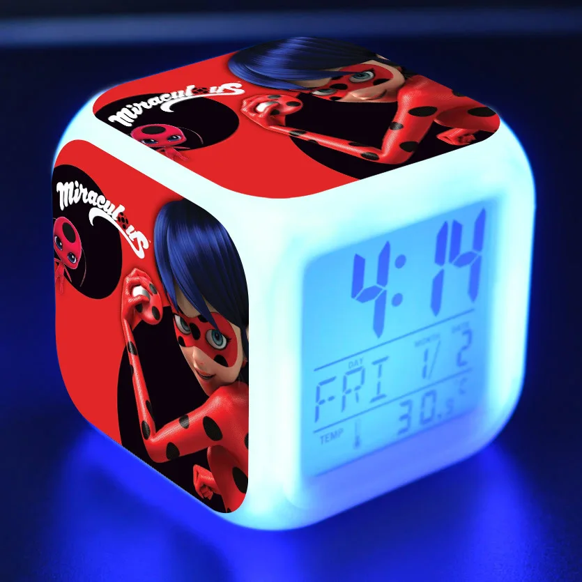 

Cartoon Alarm Clock Kids Toys Led reloj despertador digital clock electronic wake up light table reveil wekker