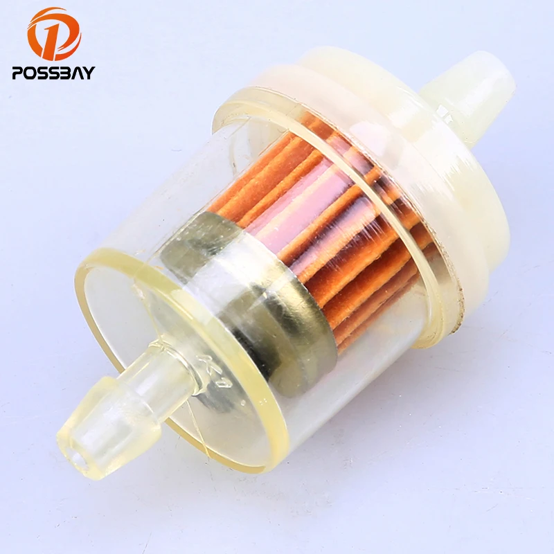 

POSSBAY Motorcycle Fuel Filter Oil Filter Universal Petrol Gas Gasoline Liquid Motocross Oil Filters for Kawasaki Honda Harley