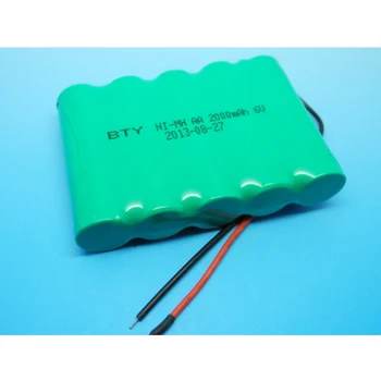 

1 pack 14500 Rechargeable NI-MH 6V Batteries Recyclable 2000mAh 14500Batteria Cell NiMH For Flashlight Electronic Toys