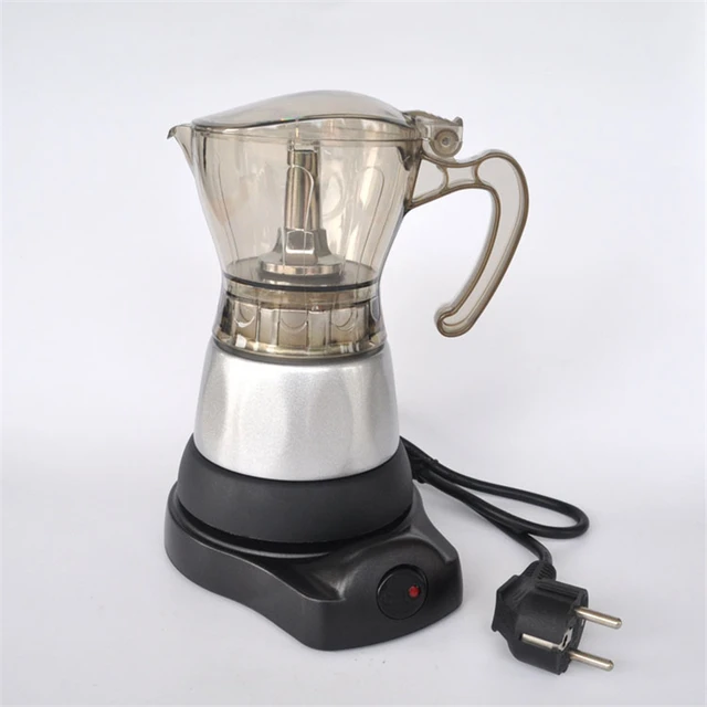Electric Coffee Mocha Moka Pot Aluminum Maker Filter Electric Coffee Mocha Moka Pot Aluminum Maker Filter Tools Heating Italian