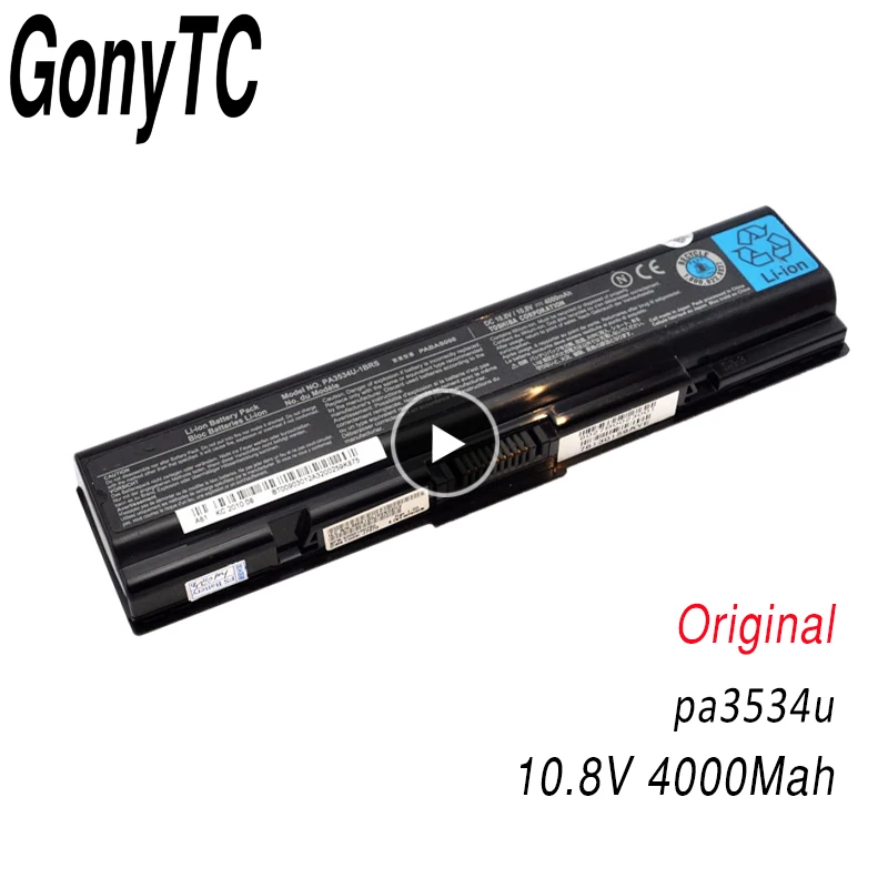 

Original Japanese Cell New PA3534U-1BRS Battery for Toshiba Satellite A200 A210 A300 A350 L300 L500 L505 PA3533U-1BRS PA3534U
