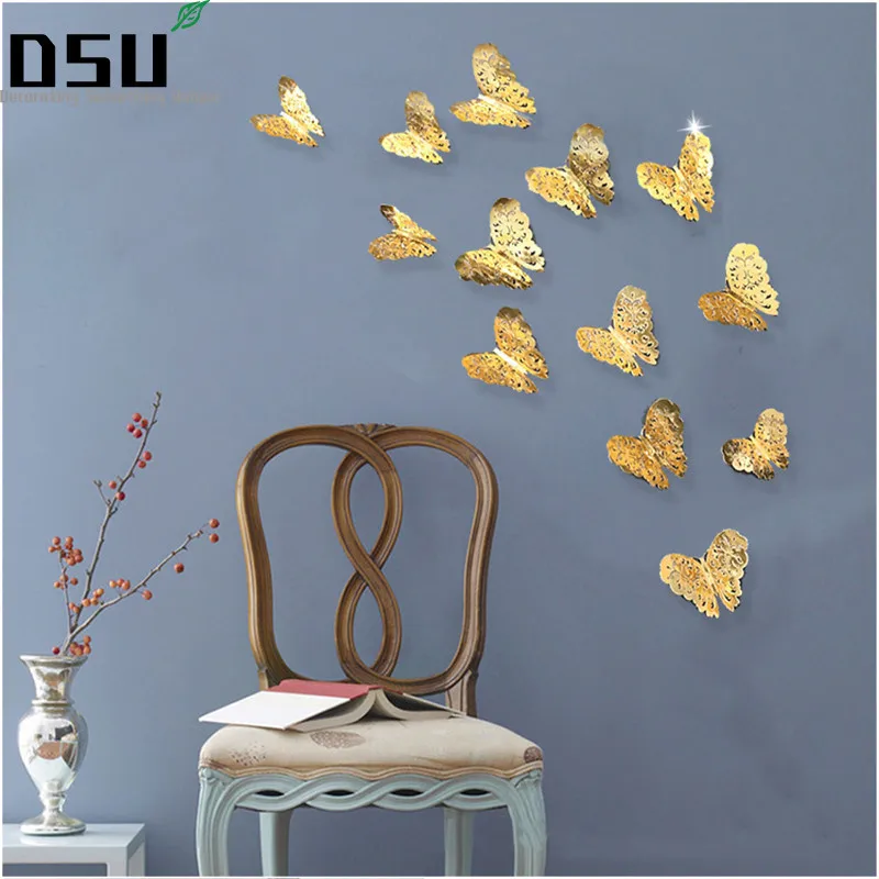 12 قطعة/المجموعة 3d معدني يشعر الجوف الفراشات ملصقات الحائط للأطفال غرف خلفية حفل زفاف الديكور الفن جدارية ديكور المنزل 12 قطعة/المجموعة 3d معدني يشعر الجوف الفراشات ملصقات الحائط للأطفال غرف خلفية حفل زفاف الديكور الفن جدارية ديكور المنزل