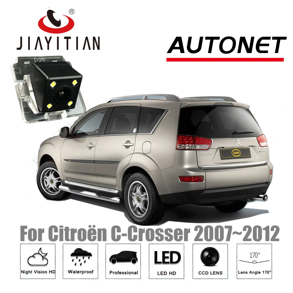 JIAYITIAN камера заднего вида для Citroen C Crosser с CCD ночным видением задним отверстием