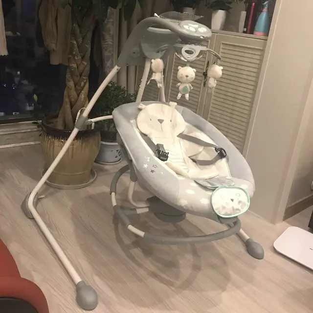 Us 379 53 Baby Cradle To Sleep Musical Rocking Chair Electric Swing Bouncer Crib Motion In Bouncers Jumpers Swings From Mother Kids On