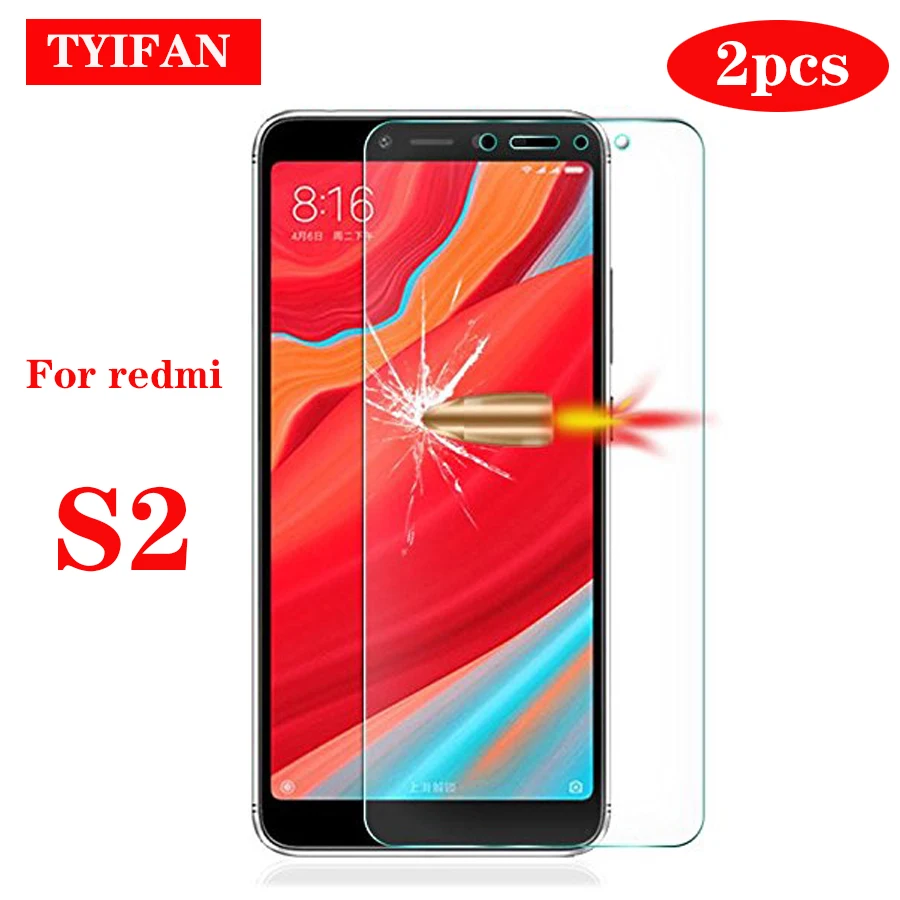 2 шт. Redmi S2 закаленное стекло Защита для экрана Xiaomi Ksiomi Red Mi S 2s защитное защитная