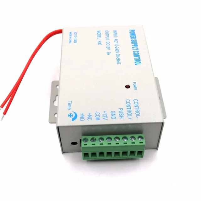Door Access Control Power Switch Supply 3A DC 12V AC 110-240V 2