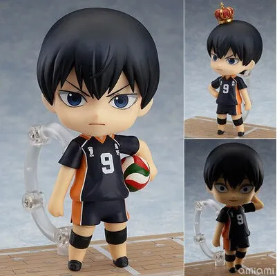 

Haikyuu Action Figure 489# kageyama tobio Nendoroid 10CMM Haikyuu Nendoroid kageyama tobio Model Toy Doll Volleyball Figures