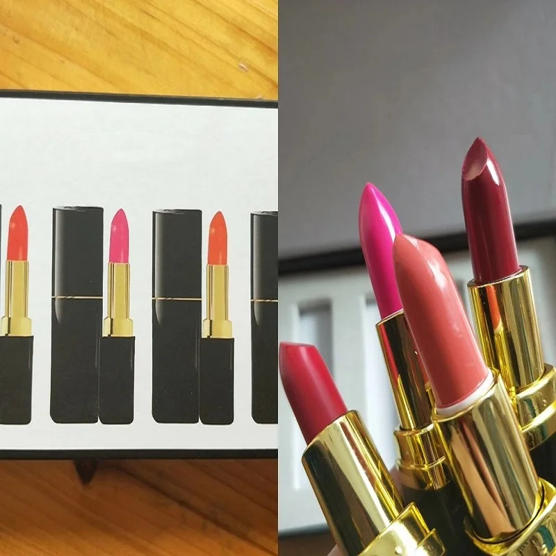 

2018 NEW Brand Makeup 1set=4pcs Four pieces of lipstick moisturizing and nourishing, four pieces of lipstick, 3.5g!