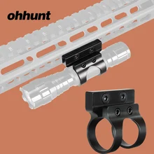 Ohhunt Тактический " офсетный фонарь Лазерный прицел держатель рельсовая база для охоты Keymod Handguard Rail System