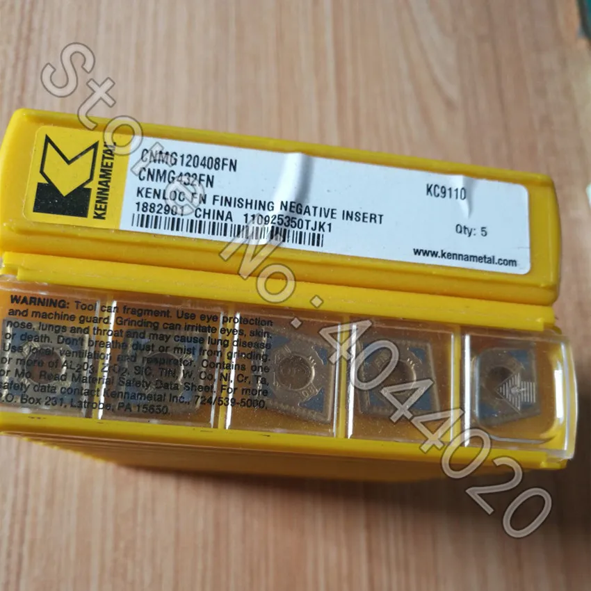

CNMG120408FN KC9110 CNMG432FN KC9110 10pcs Kennametal carbide inserts