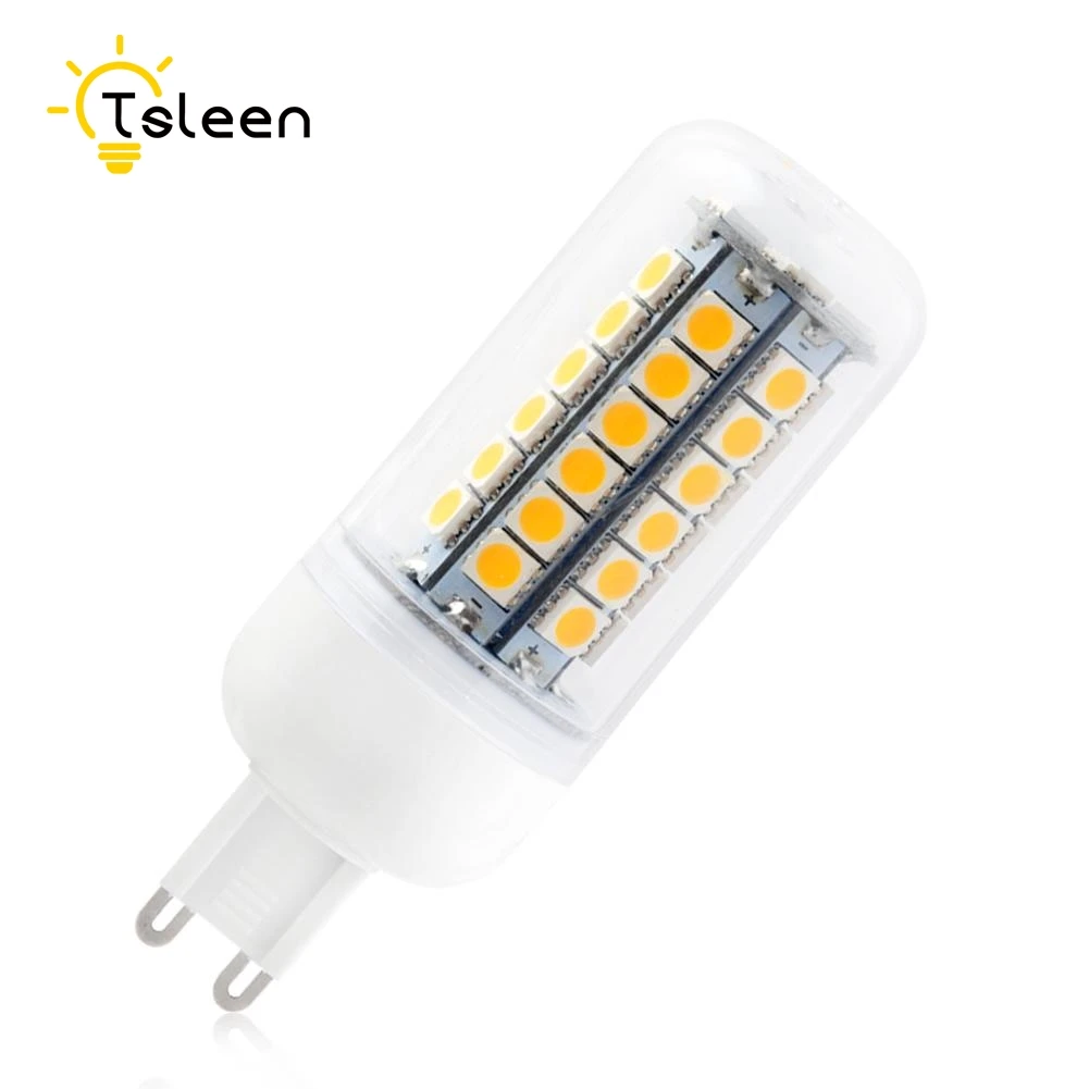Светодиодная лампа TSLEEN G9 220 В 9 Вт 11 12 13 15 светодиодсветильник кукуруза 5050 SMD
