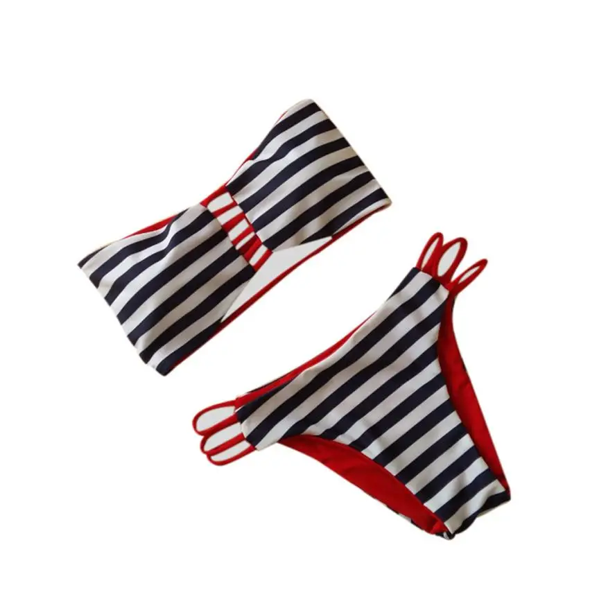 

Swimsuit 2018 Sexy Womens Bra Set Push-Up Padded Bra Swimsuits a27 drop