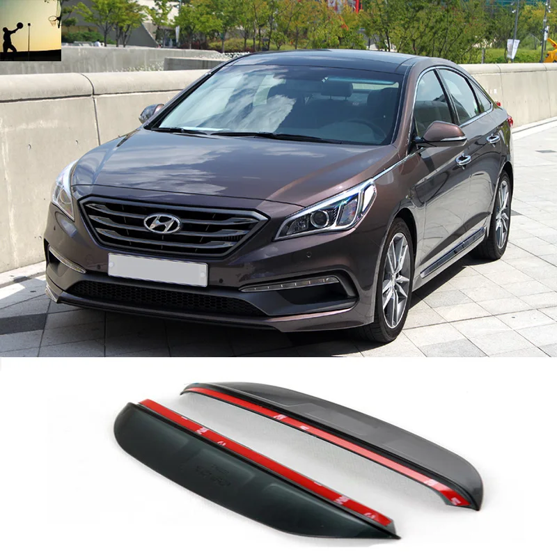 Для Hyundai Sonata LY от 2015 чтобы теперь углерода зеркало заднего вида с защитой дождя