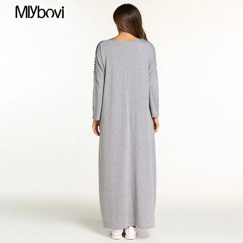 Мусульманское женское платье Abaya Полосатое на Среднем Востоке Марокканское