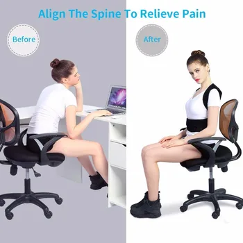 

Shoulder Back Support Belt for Men Women Braces & Supports Belt Shoulder Posture Magnetic Therapy Posture Corrector Brace