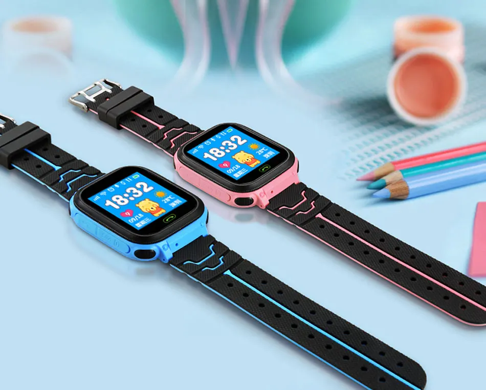 SALFRESA Children Waterproof Smart Watch HD Camera Kids SOS Localization Tracker Electronic Fence Smart Bracelet SIM Card Call-14