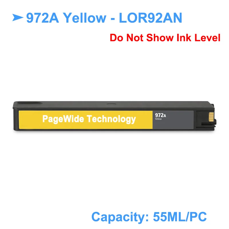 [Сторонний бренд] для HP 972A 972 сменный чернильный картридж PageWide Pro 352dw 452dn 452dw 377dw 477dn