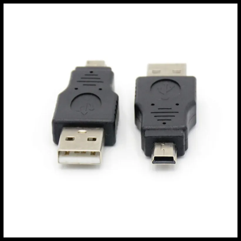 Новый USB A to Mini B 5-контактный кабель для передачи данных адаптер мужской/м MP3