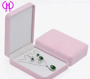 

WholeSale 10pcss/lot Jewelry Boxes 12x17x4cm Necklace Ring Earring Storage Display Gift Boxes High Quality Flannelette Box