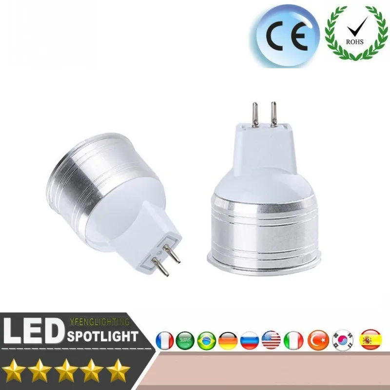 

LED MR11 LED Spot Light Bulb 3W 5W 220V 110V 12V 35mm Diameter Bright Mini Spotlight Bulb LED Lamp for living room bedroom