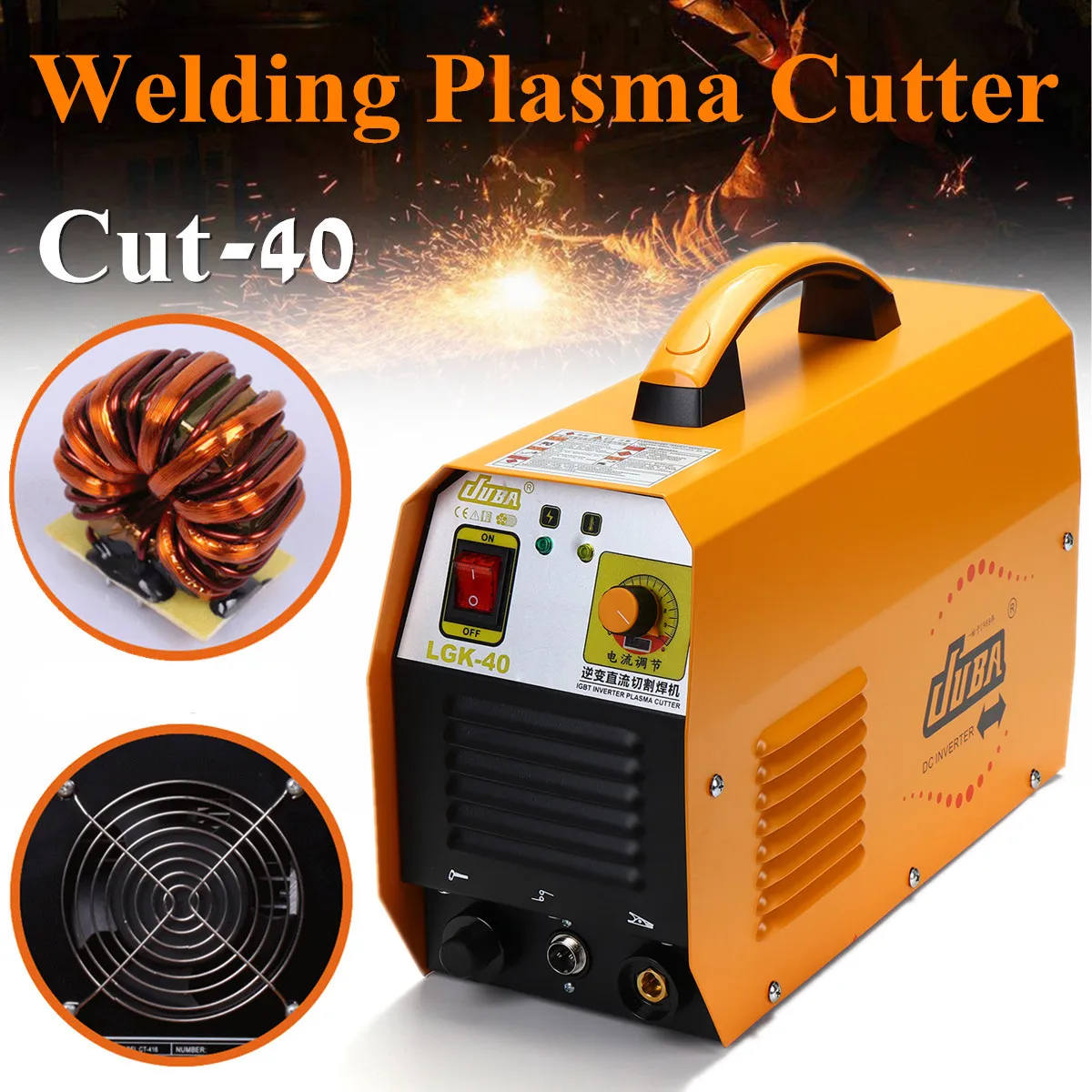 

AC 220V-240V LGK CUT-40 220V Plasma Cutter IGBT Air Cutting Welding Machine Weld Tool Cutting Waterproof Corrosion-resisting