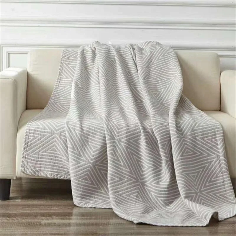 200*230cm 3 layers Muslin Lightweight Summer Blanket for Bed Sofa Combed Cotton Quick Dry Throw Blankets Bed Coverlet sheet