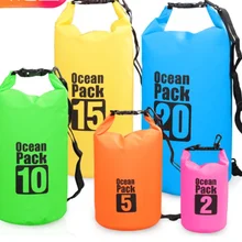 ПВХ 2L 5L 10L 20L Открытый Дайвинг сжатие хранения водонепроницаемая сумка для мужчин женщин плаванье рафтинг каяк/50 шт