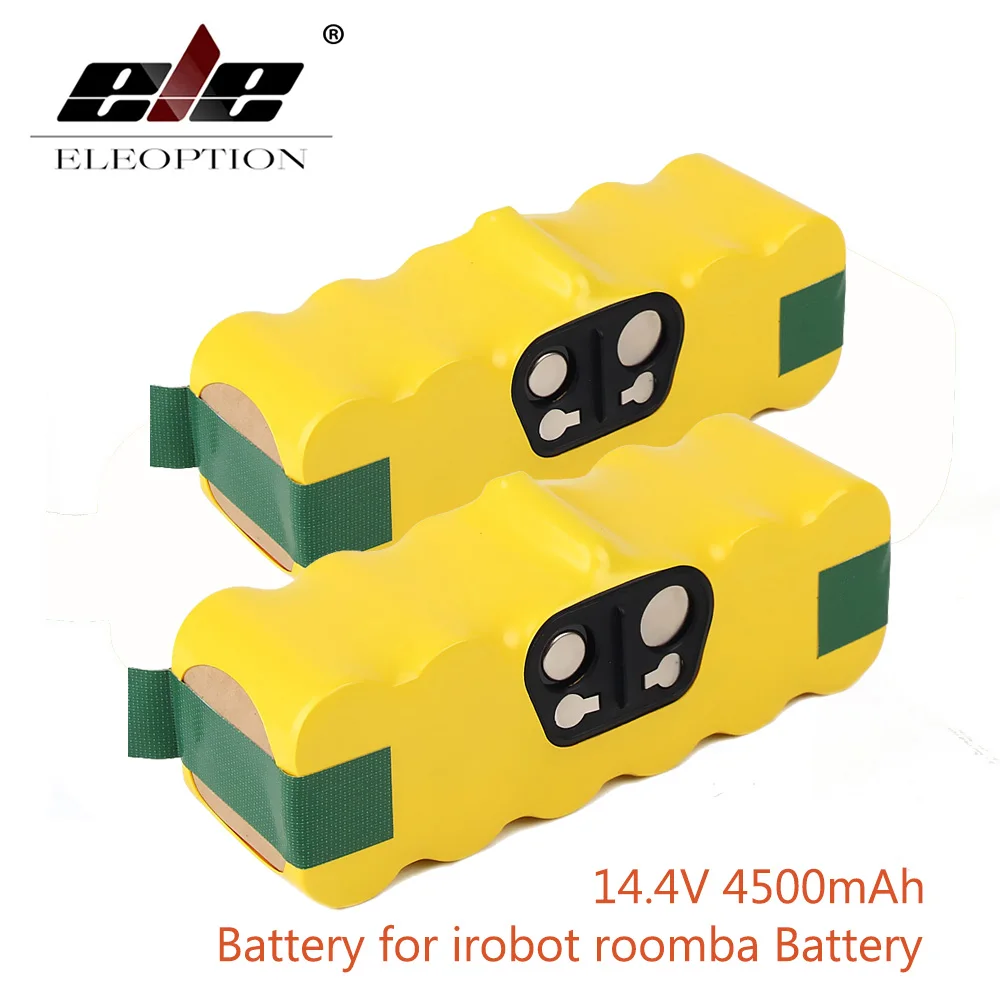 ELE ELEOPTION 2 шт. 14 4 В 4500 мАч перезаряжаемая батарея для irobot roomba 500 510 530 560 570 581 610 650 780 760