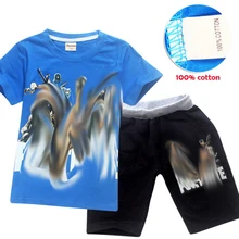 Летние детские спортивные костюмы; комплект детской одежды