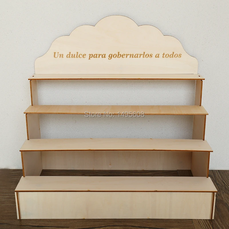 

CAKE Birthday Cupcake Wedding Post Box MDF Table Display Stand Sweet Stand
