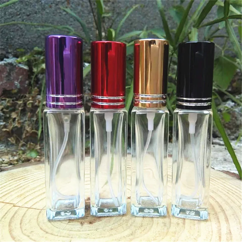 8ml pretty colors perfume bottle,spray glass bottle,travel refillable