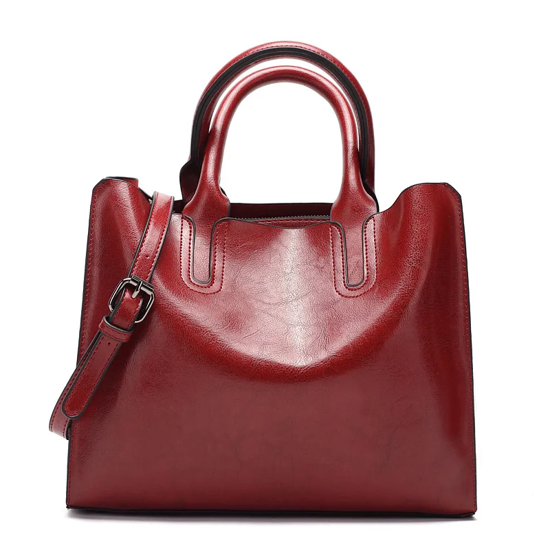 

Casual Designer Leather Tote Bag Handbags Women Famous Brand Big Capacity Messenger Bags for Woman 2019 Vintage Purses Sac Femme