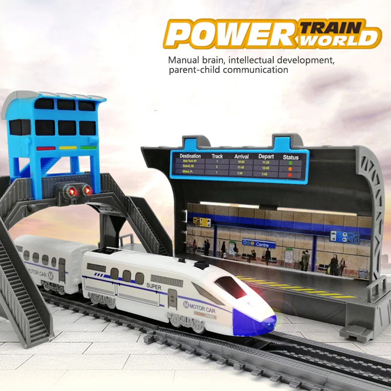 Music Rail Train Diy Track Train Rail Car Set Train Puzzle Plastic Diy Model Kids Interesting Hobby Toy Birthday Gift Game Diecasts Toy Vehicles Aliexpress