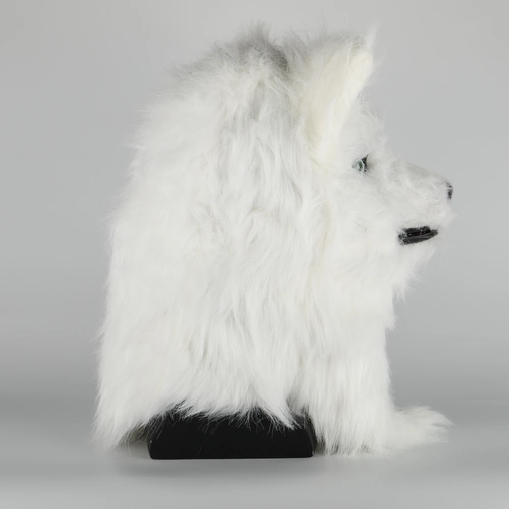 Cosplay Latex Mask Carnival Prop Costume Masks Adult Animal White Dog Mask Cosplay Halloween Party (7)