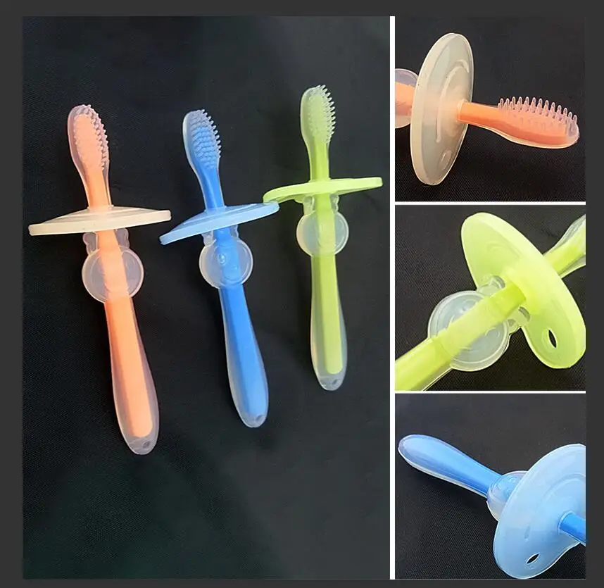 1PC Kids Soft Silicone Training Toothbrush Baby Children Dental Oral Care Tooth Brush Tool Baby kid tooth brush baby items