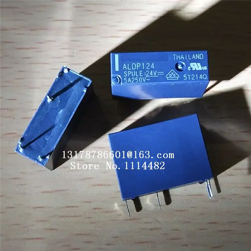 Бесплатная доставка 100% новое оригинальное реле 10 шт./лот ALDP124 24V 5A 250V G5NB 1A E|Реле| |