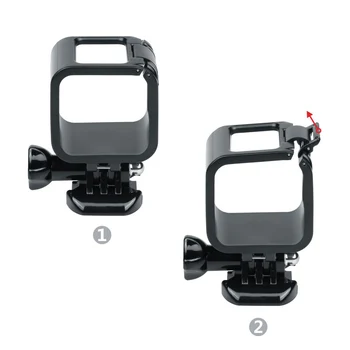 

New Low Profile Frame Mount Protective Housing Cover Case for GoPro Hero 4 5 Session DOM668