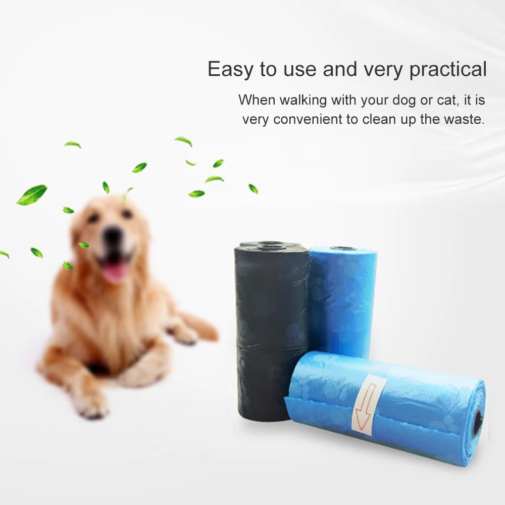 Домашние мешки для собак с печатью собачий мешок с рисунком следа Дизайн очистки мусора сумка принадлежности для домашних животных