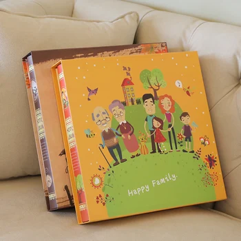 

Large Size 5 6 7 8 inch Photo Album Baby Family Scrapbook Albums Wedding Foto Beautiful Arts High Quality Creative Gift 12