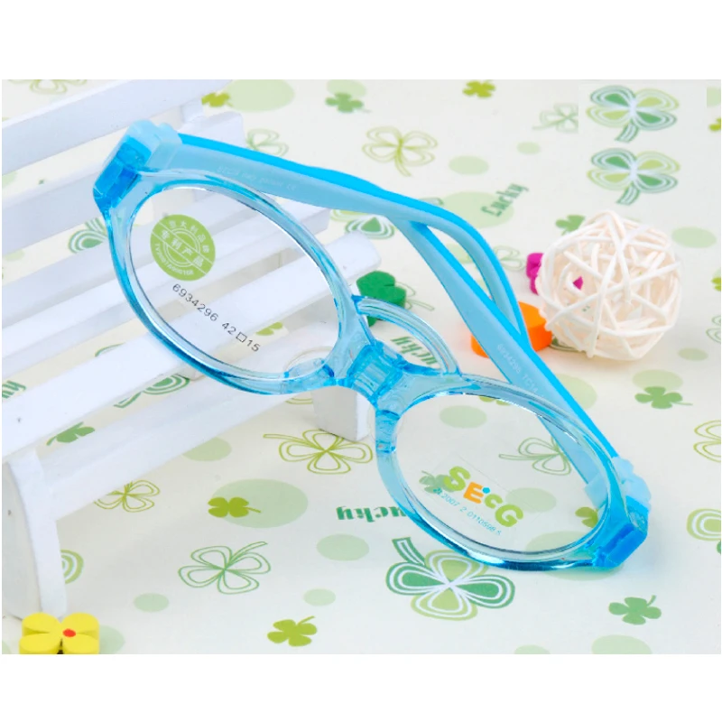 SECG мягкая гибкая детская оправа для малышей, силиконовая оправа для детей, зрение, близорукость, амблиопия, диоптрия, очки Oculos Gafas