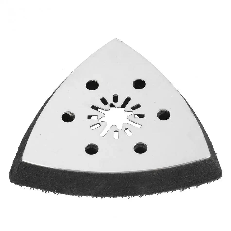 Oscillating Sanding Pad 61Pcs 90mm 6-Hole Triangle Sandpaper Vibration Polishing Multi-Function Tool
