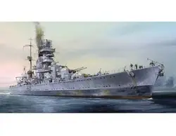 Трубач 1/700 05767 немецкий тяжелый крейсер Prinz Eugen 1945 пластиковая модель комплект