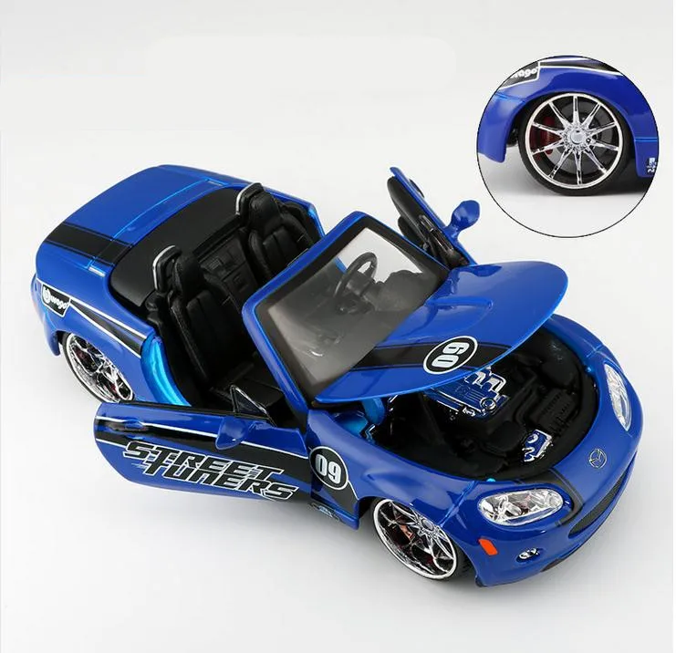 1:24 Advanced alloy Roadste модель, высокая имитация Mazda MX5, металлическое литье, высококачественная коллекционная модель