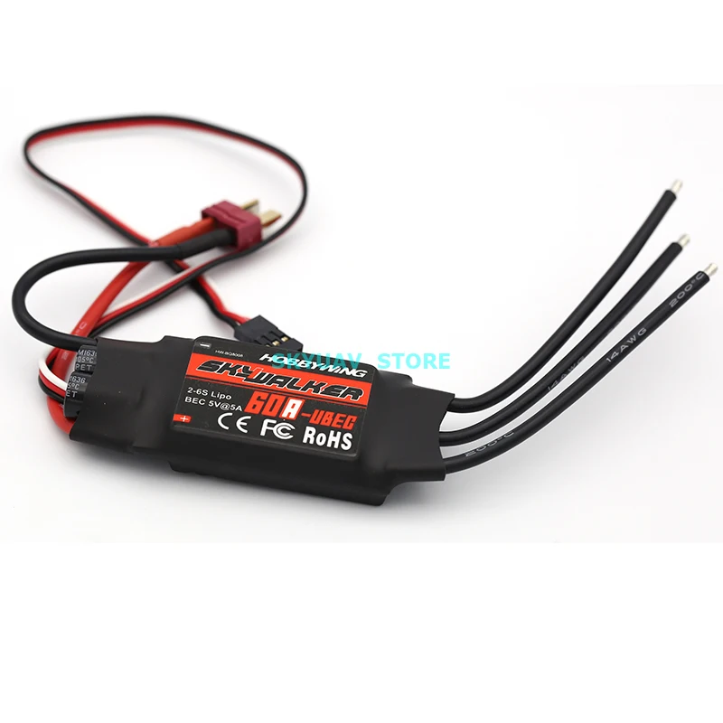 Оригинальный Hobbywing skywalker 60A (2 6 s) бесщеточный ESC для радиоуправляемых