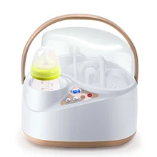 Детские гетры стерилизаторы для мамы бутылочку для кормления детей 4 в 1 Многофункциональный молока Отопление высокой Ёмкость Еда паровое отопление электрический