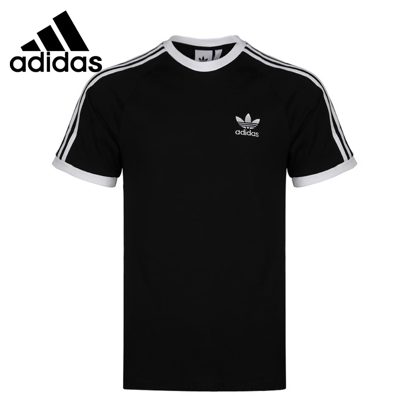 Novedad Original, camiseta Adidas Originals de 3 rayas, camisetas para hombre, ropa deportiva de manga para - AliExpress