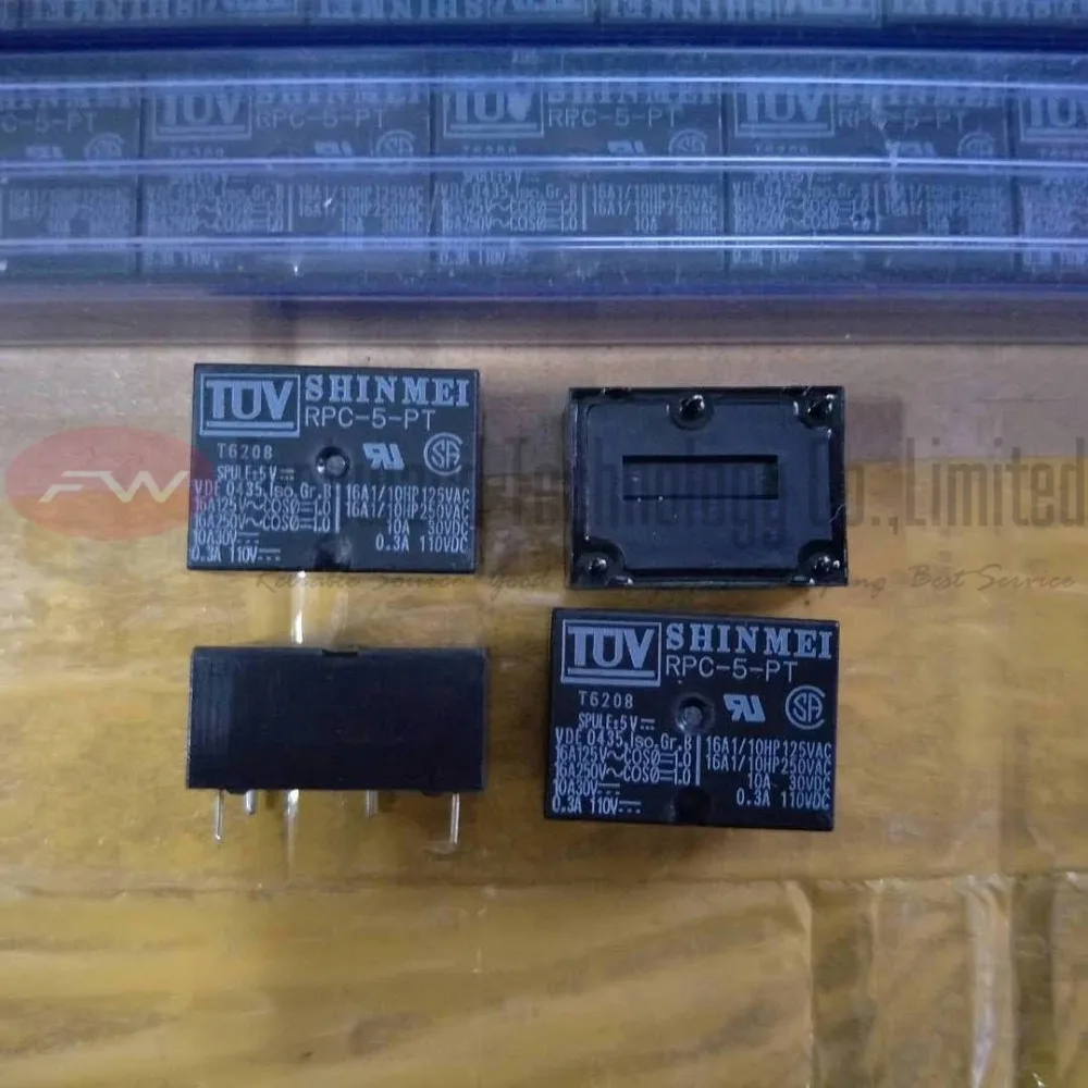 RPC-5-PT реле питания 16A 250VAC 5VDC 4 контакта | Обустройство дома