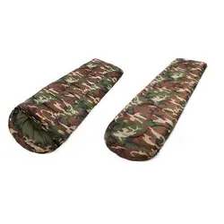 Шьет высококачественный хлопковый спальный мешок для кемпинга, стиль конверта, армейские или военные или камуфляжные спальные мешки