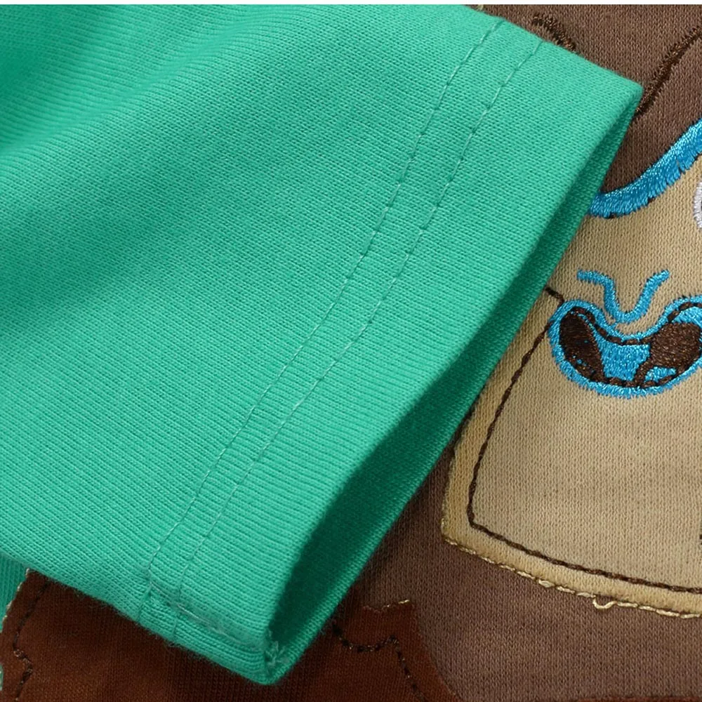 Одежда для маленьких мальчиков Little Bitty хлопковые футболки девочек Весенняя